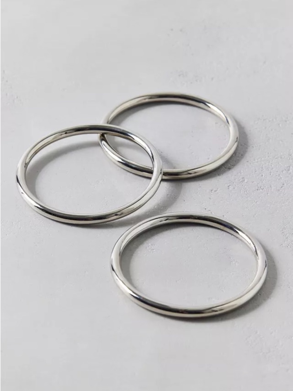 Nine West Silver Tone Bangle Bracelets NWT $24
